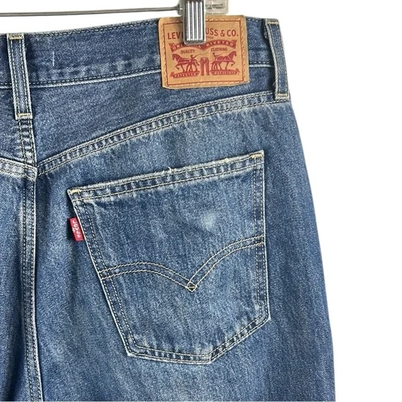 Levi’s Low Pro Straight Distressed Jeans Size 30 - Picture 10 of 10